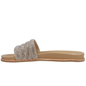 STEVE MADDEN! NWOT! Drips Rhinestones Slide Sandals. NEVER WORN